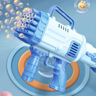 32 Holes Bubble Maker Gatling Bubble Gun Machine Toy for Kids